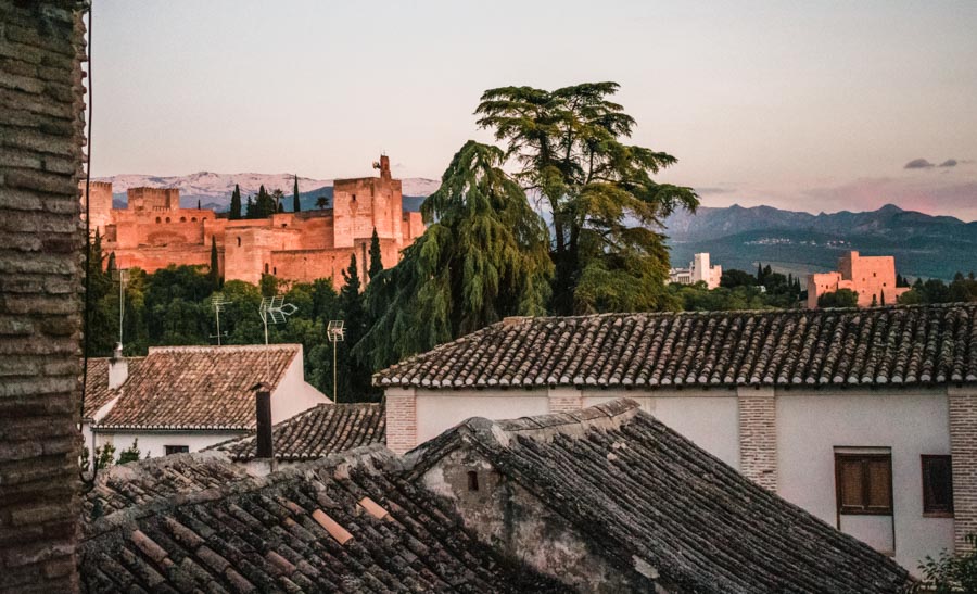 View of Alhambra from Albaicin