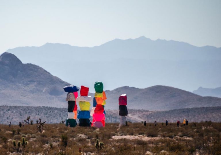 How to Visit Seven Magic Mountains: Colorful Rocks Near Vegas - Come ...