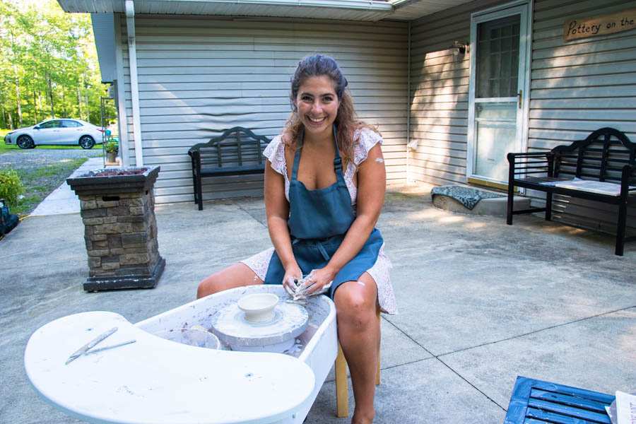 Pottery at heART Studios in Corning