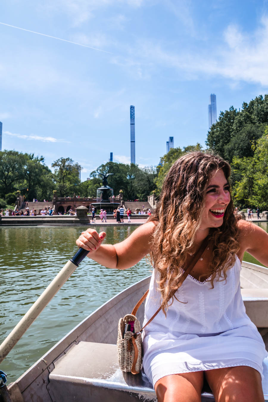 Row boat in Central Park