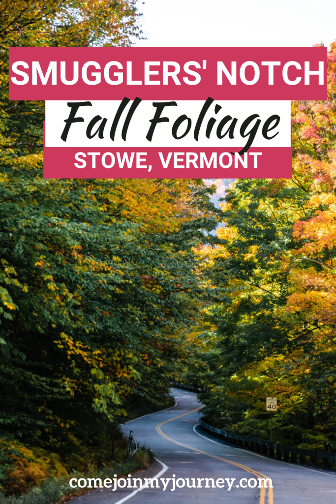 Seeing the Stunning Fall Foliage at Smugglers' Notch Fall Drive in