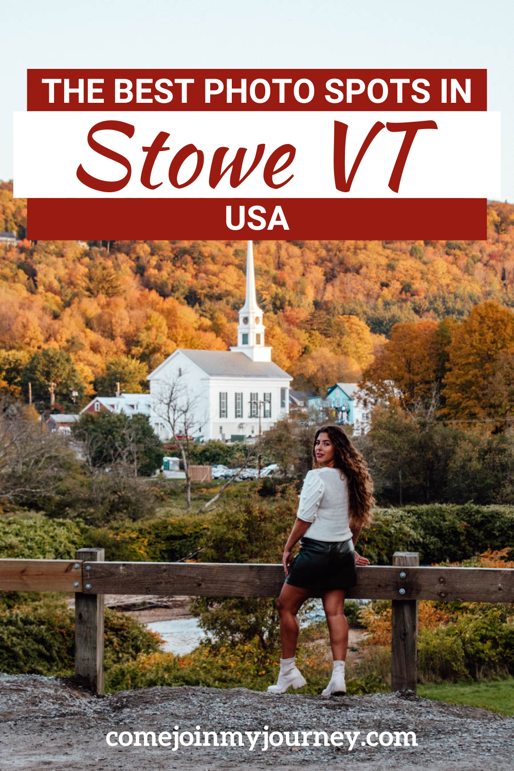 Guide to the most Instagrammable places in Stowe! These Stowe photo spots include the most iconic spots in Stowe. | Thins to do in Stowe Vermont | New England Travel | Vermont Photo Spots | Vermont Instagram Spots