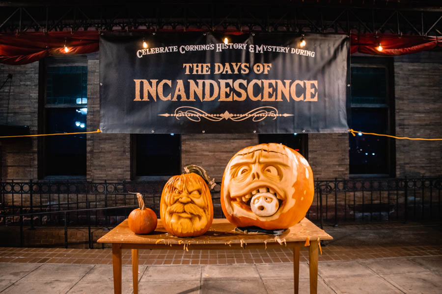 Experience the spooktacular Days of Incandescence in Corning, NY! Immerse yourself in 1800s themed celebration of history and light.