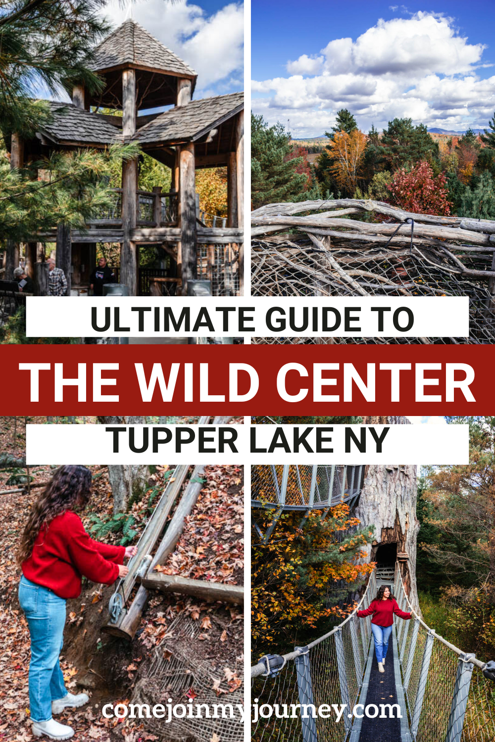 Everything you need to know about visiting The Wild Center, including the Wild Walk, Forest Music and Raquette River Roll. This is one of the best things to do in the Adirondacks. | Things to do in the Adirondacks | New York Travel | Day Trips Adirondacks | Adirondacks Trip | Tupper Lake