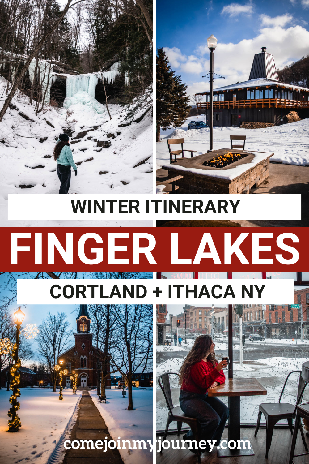 The best winter getaway in the Finger Lakes region of New York State including Cortland and Ithaca.